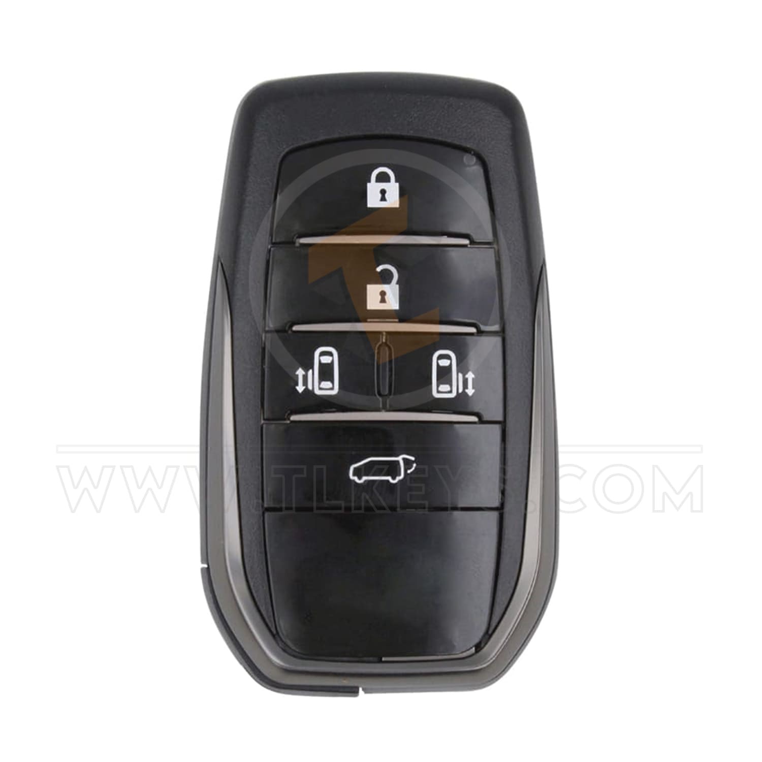 Toyota 2016-2022 Smart Key Remote Shell 5 Buttons Remote Shell Type Smart Proximity Shell