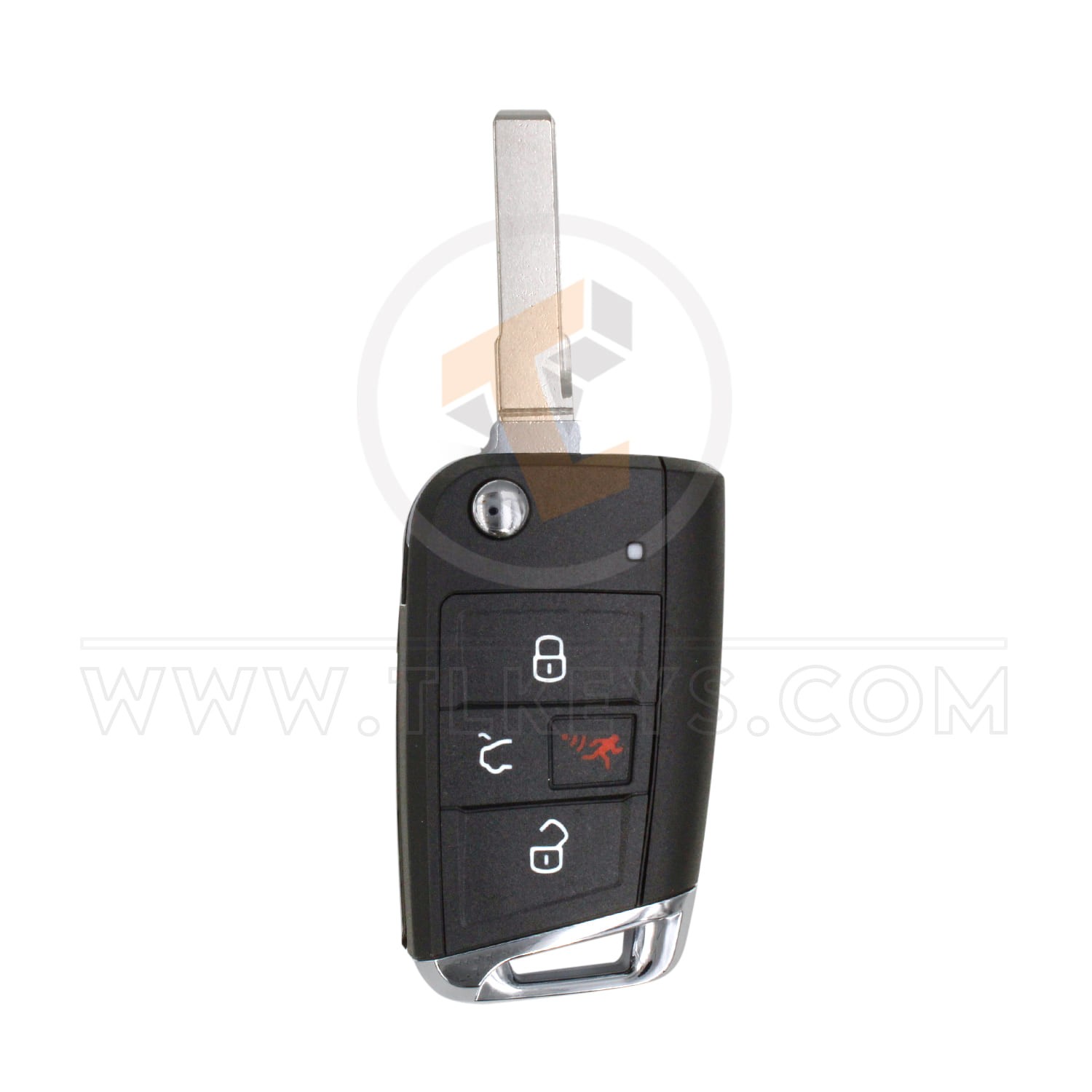 VW 2015 Flip Remote Key Shell 4B Aftermarket Remote Shell Type Flip Remote Shell