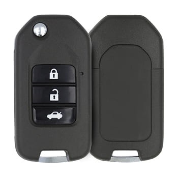 Honda 2014 - 2020 Flip Key Remote Shell 3 Buttons Aftermarket Brand