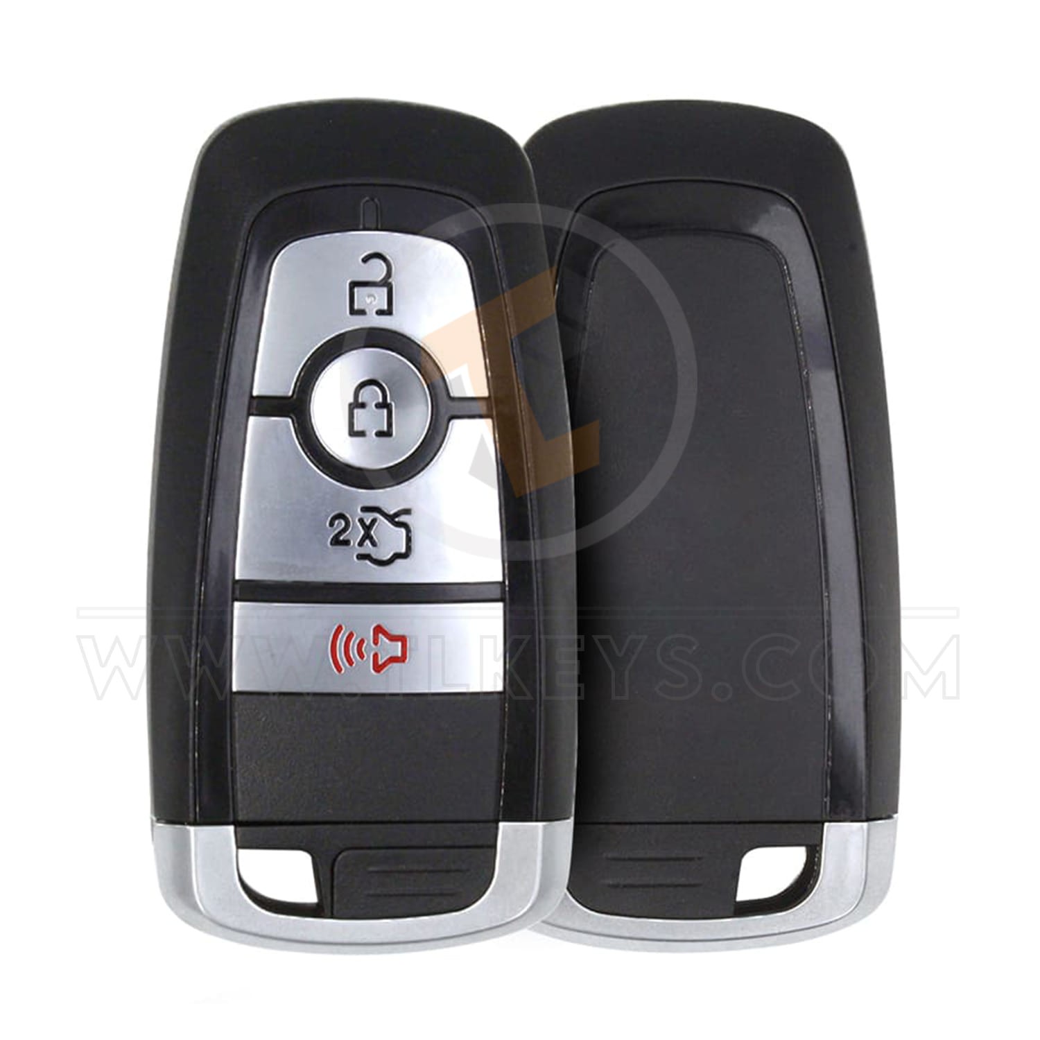 Ford Smart Key Remote Shell 3+1 Buttons Sedan Trun