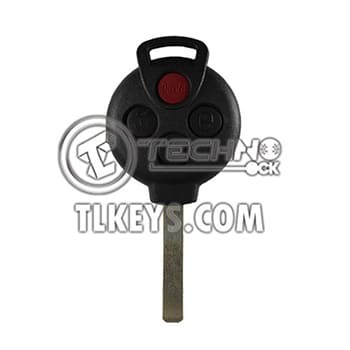 Smart Car Head Key Remote Shell 4 Buttons Remote Type Fobik - thumbnail