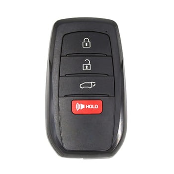 Toyota Smart Key Remote Shell 4B Big Trunk AM Battery Type CR2025