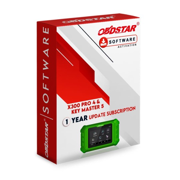 Abonnement à la mise à jour d'un an d'OBDStar X300 Pro4 et KeyMaster5