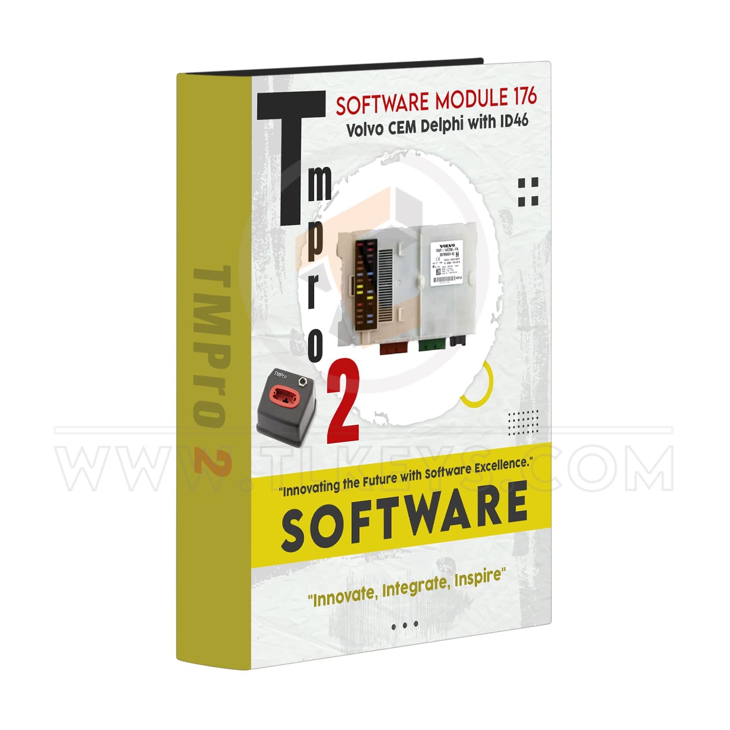 TMPRO Tmpro 2 Tmpro 2 Software module 176 – Volvo CEM Delphi with ID46