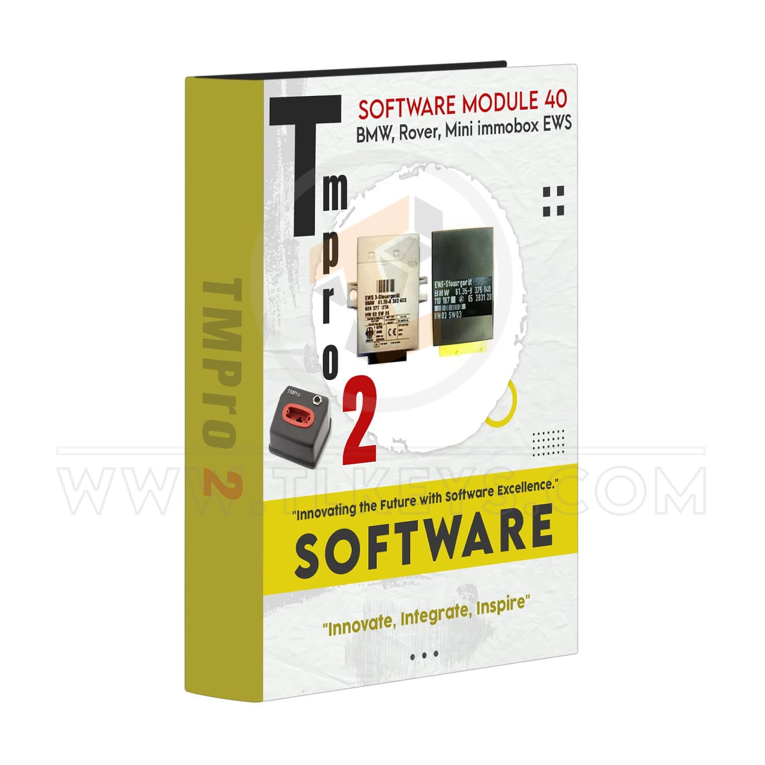software Tmpro 2 Tmpro 2 Software module 40 – BMW, Rover, Mini immobox EWS