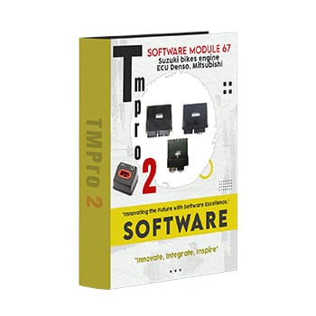 Tmpro 2 Tmpro 2 Yazılım modülü 67 – Suzuki bisiklet motoru ECU Denso, Mitsubishi