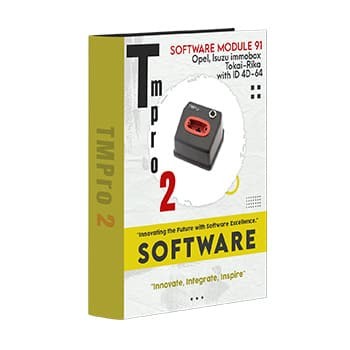 Tmpro 2 Module logiciel Tmpro 2 91 – Opel, Isuzu immobox Tokai-Rika avec ID 4D-64