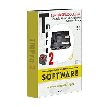 Tmpro 2 Tmpro 2 Software module 94 – Renault, Nissan UCH Johnson Controls type