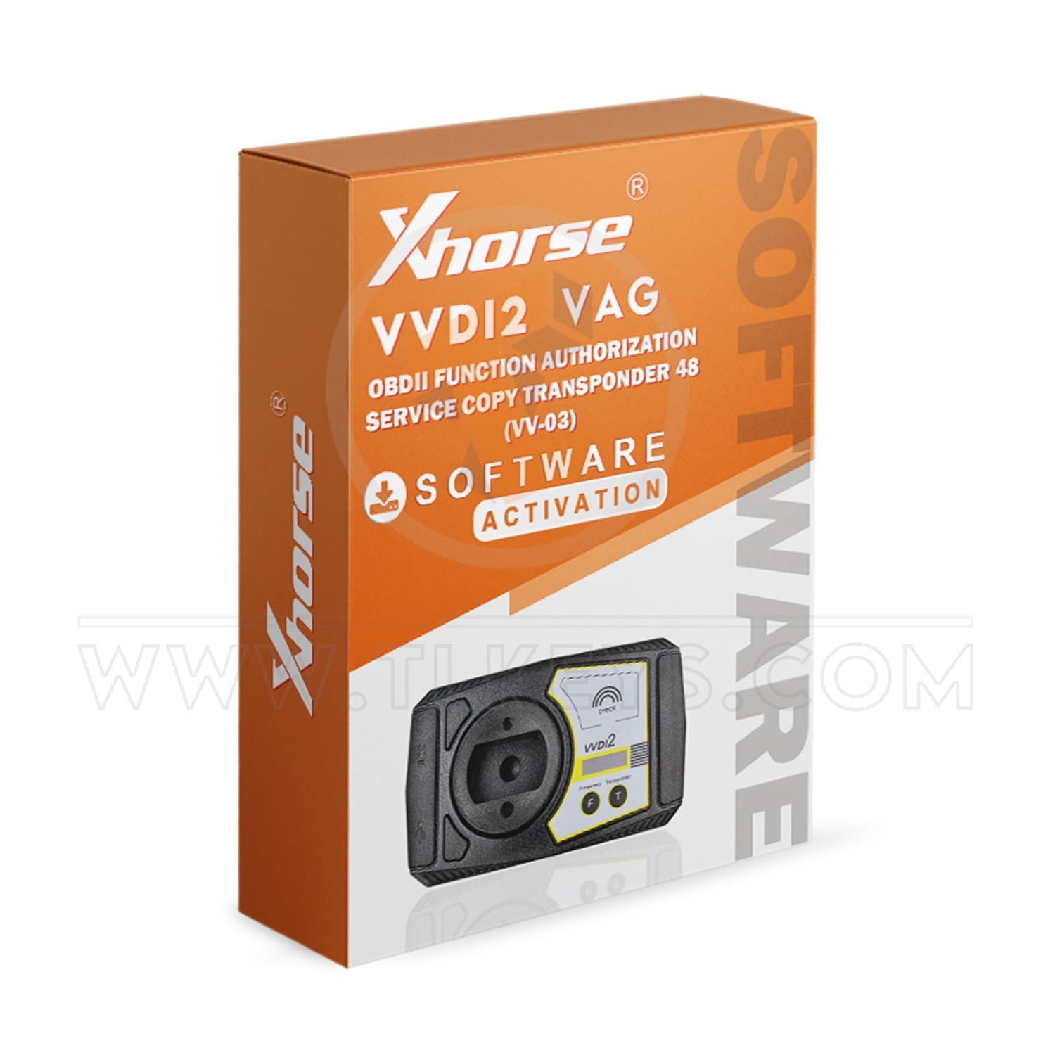 Xhorse VVDI2 VAG OBDII Function Authorization Service Copy Transponder software
