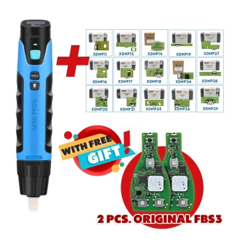 Programmeur Xhorse MINI Prog et 15 adaptateurs sans soudure