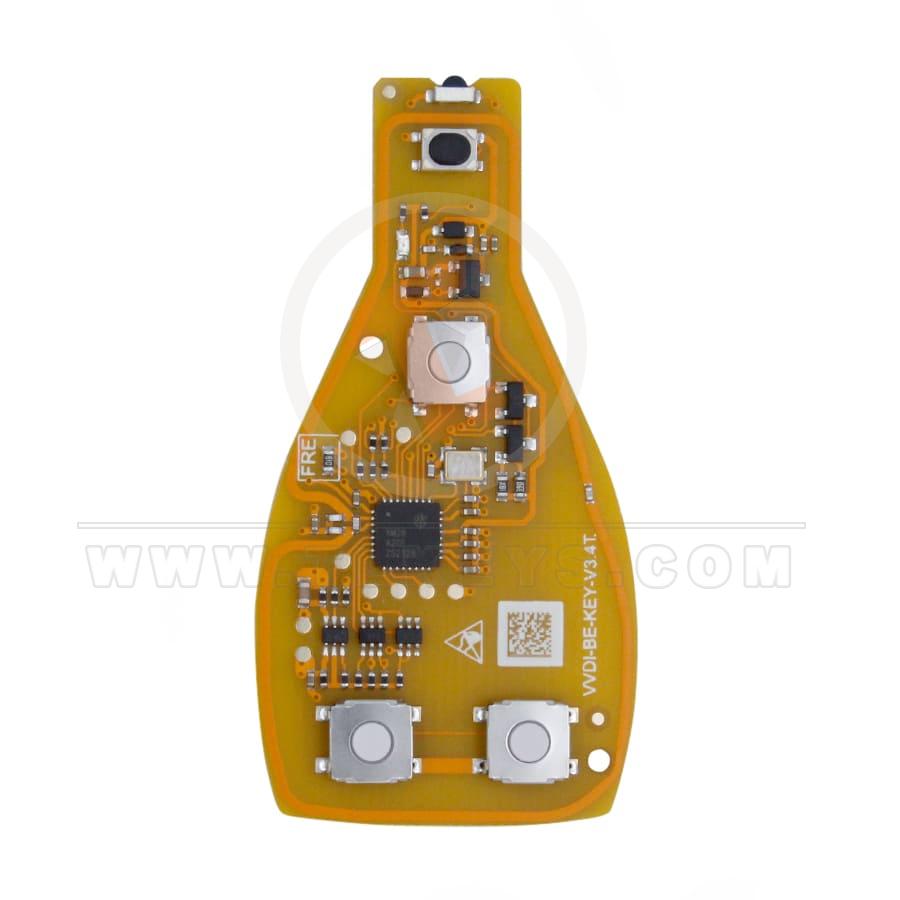 Xhorse XNBZT1GL VVDI Mercedes Benz BGA PCB 4 Button 315 / 433 MHz Yellow Color Version NO FREE TOKEN Frequency 433MHz