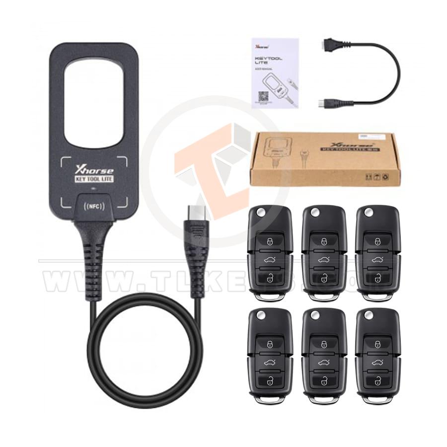 Key Programming Diagnostics Tools Xhorse VVDI Bee Key Tool Lite XDKML0EN 6pcs Gift X