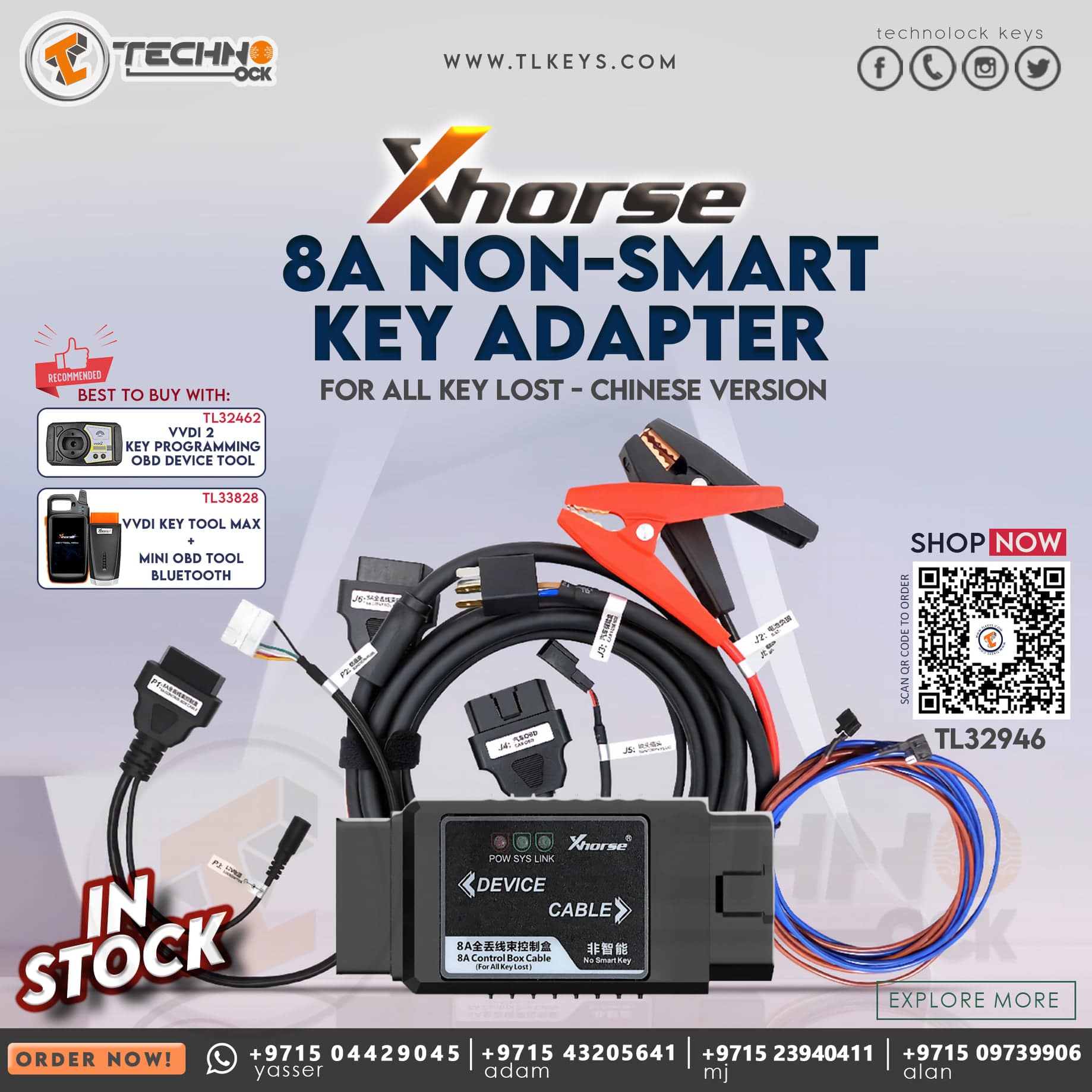  use it With Xhorse Key Tool Max+ Mini OBD