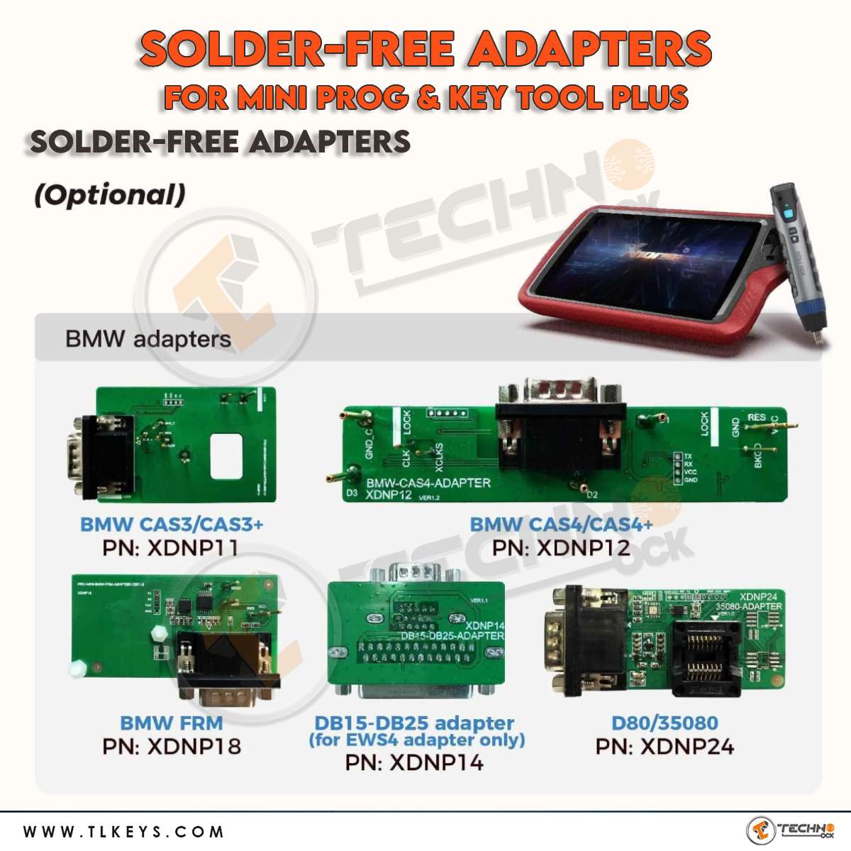 Xhorse Solder-free BMW Adapters