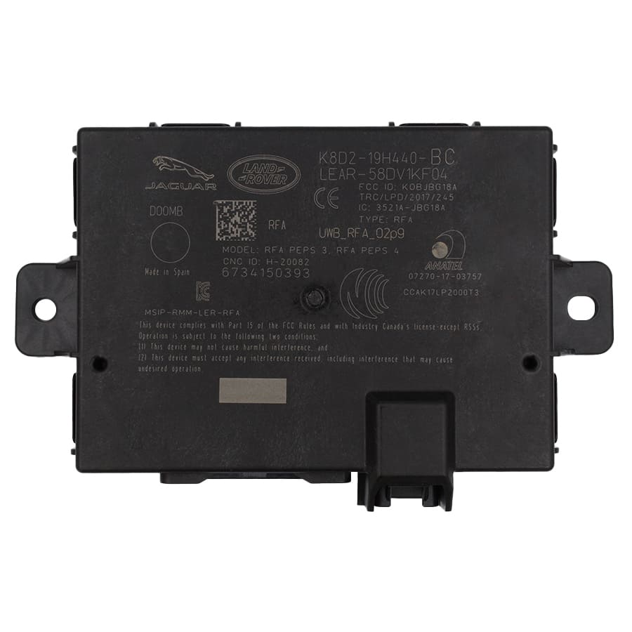 Genuine Jaguar RFA Module PN LR117932 K8D2-19H440-BC Remote Type FBS4