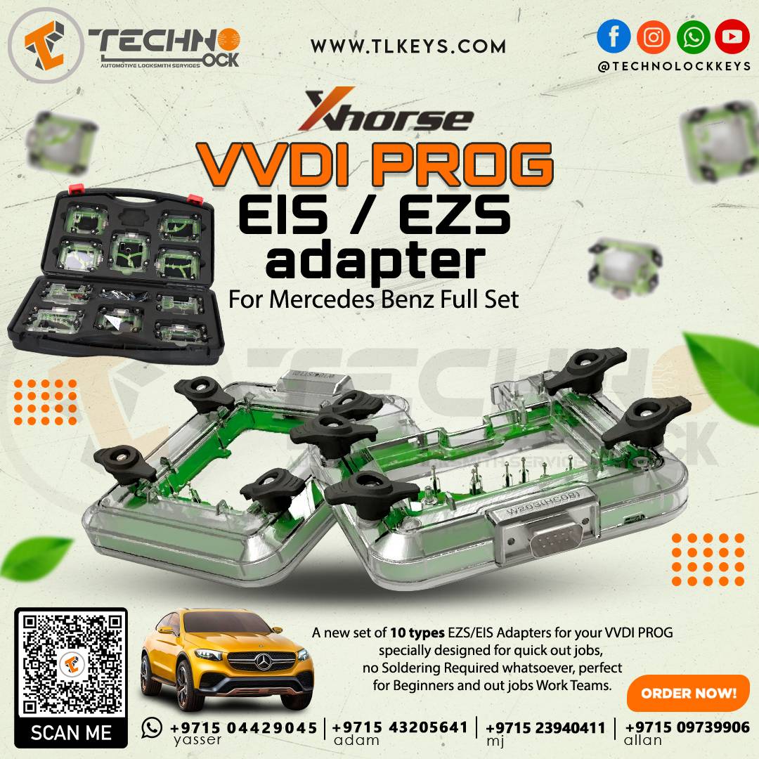  Xhorse VVDI PROG Mercedes Benz EZS / EIS Reading Adapter 10pcs Kit for VVDI Prog, VVDI MB, Key Tool Plus, Mini Prog XDPG30EN