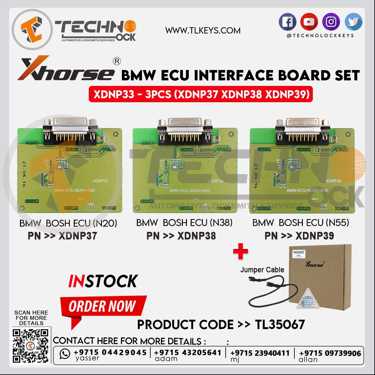  ECU Interface Board Set 3pcs