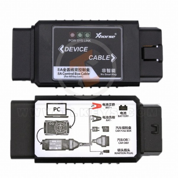Xhorse Toyota 8A Non-Smart Key Adapter For All Key Lost Xhorse