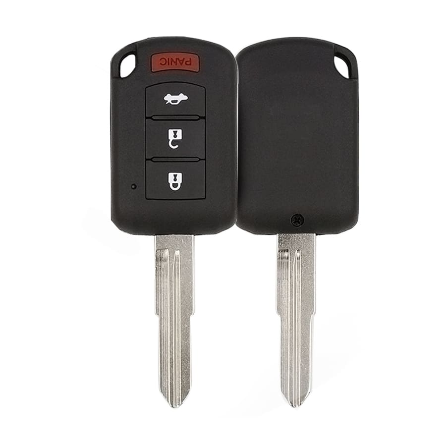 6370B945 Mitsubishi Head Key Remote Aftermarket Buttons 2 - thumbnail