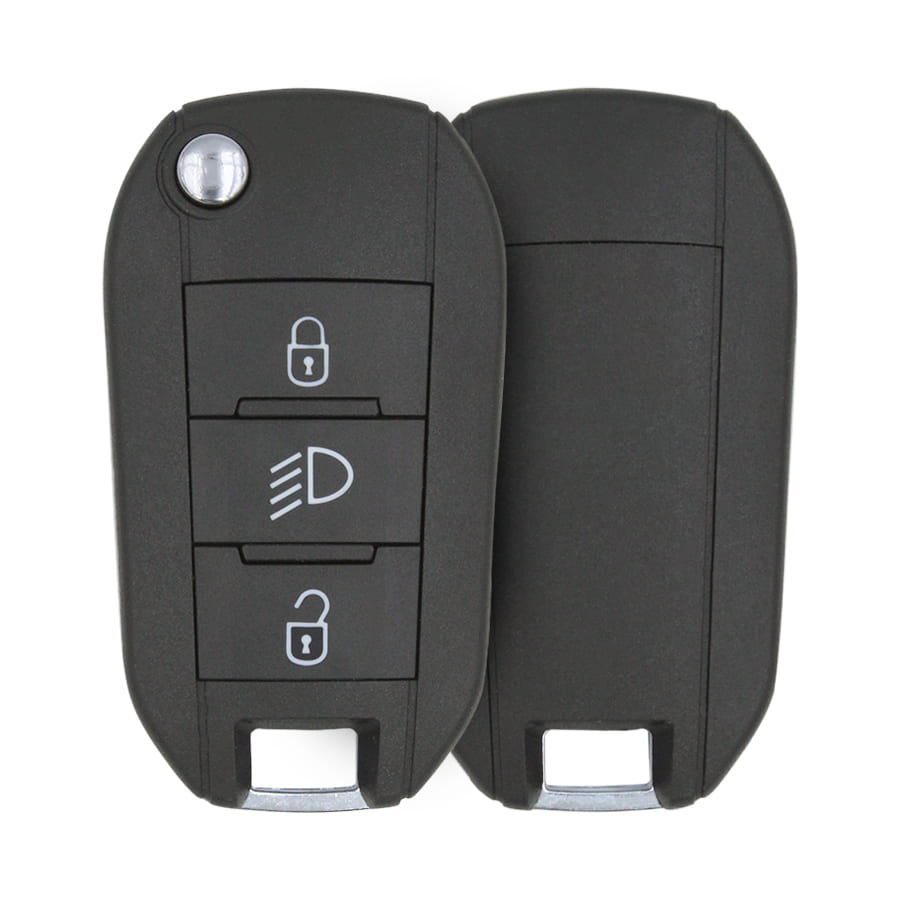 Peugeot Flip Key Remote Aftermarket Battery Type CR2025