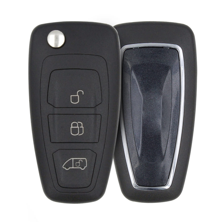 GK2T-15K601-AC Ford Flip Key Remote Aftermarket Battery Type CR2025 - thumbnail