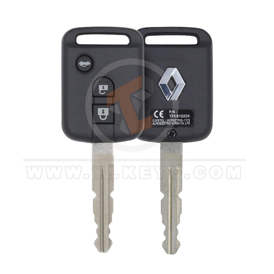 TFKB1G034 Refurbished Renault Head Key Remote Transponder Chip PCF7936A