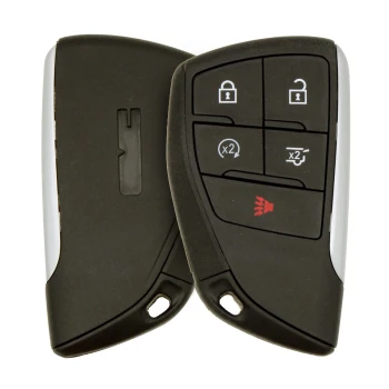 GMC 2021-2024 Carcasa remota con llave inteligente Ventana de 5 botones