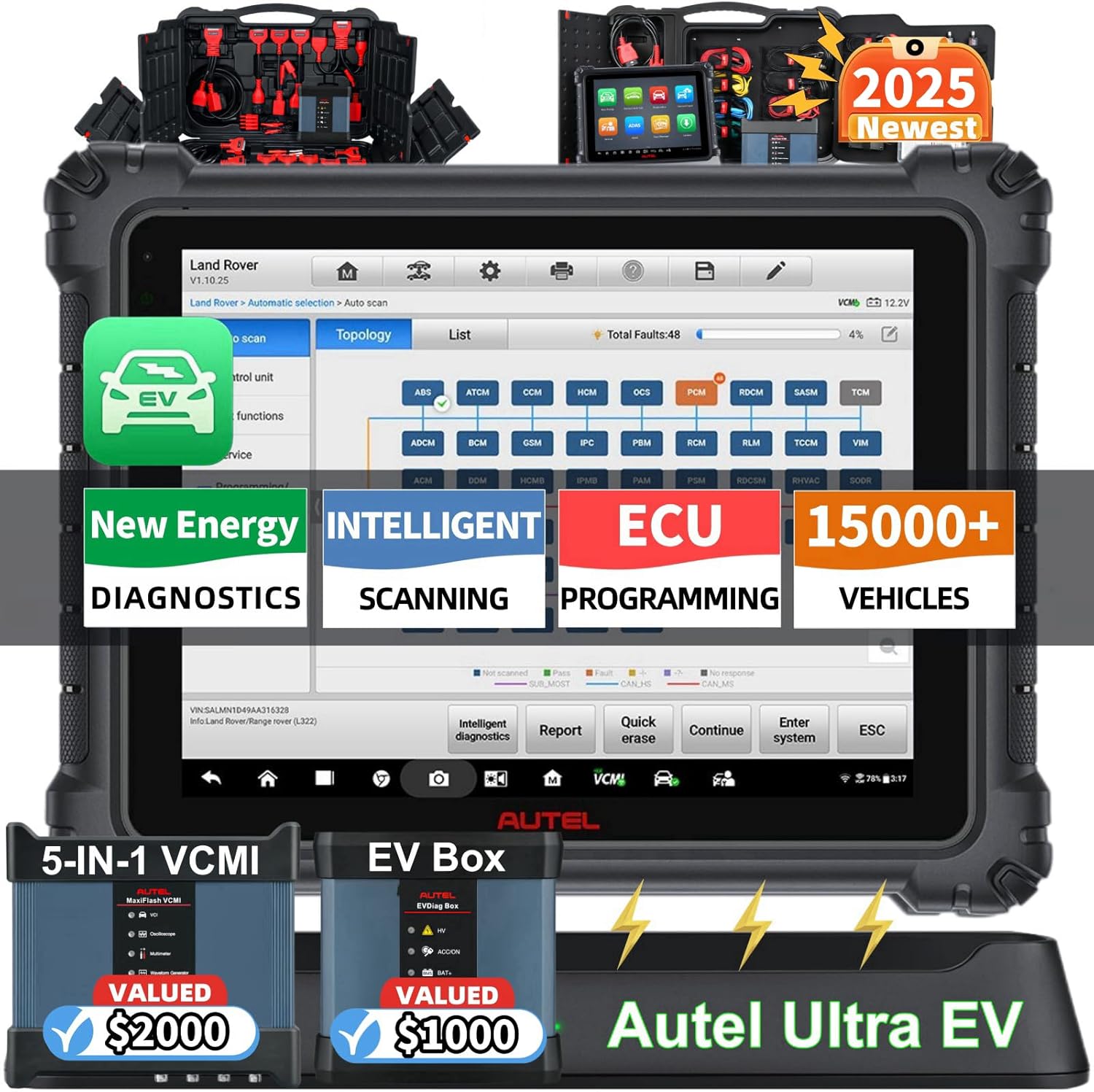 Autel MaxiSys Ultra EV – 2025 All-System EV Diagnostic Tool