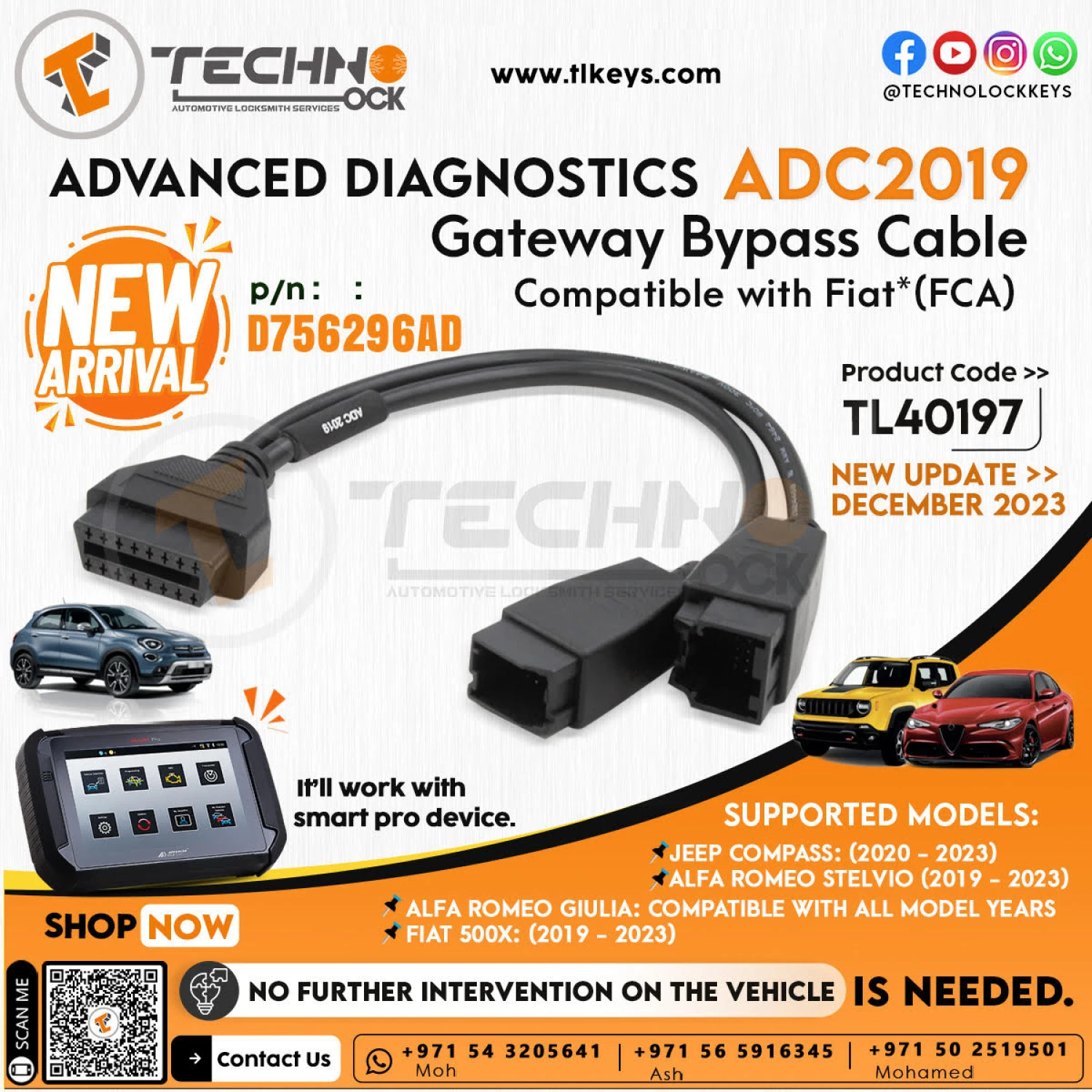  innovative Gateway Bypass Cable designed by Advanced Diagnostics