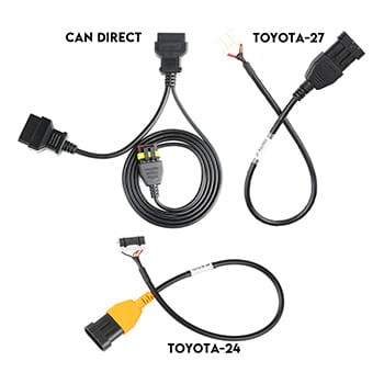 Kit OBDSTAR CAN Direct avec câbles Toyota-24 et 27, fonctionne avec X300 DP PLUS / X300 PRO4 / X300 DP