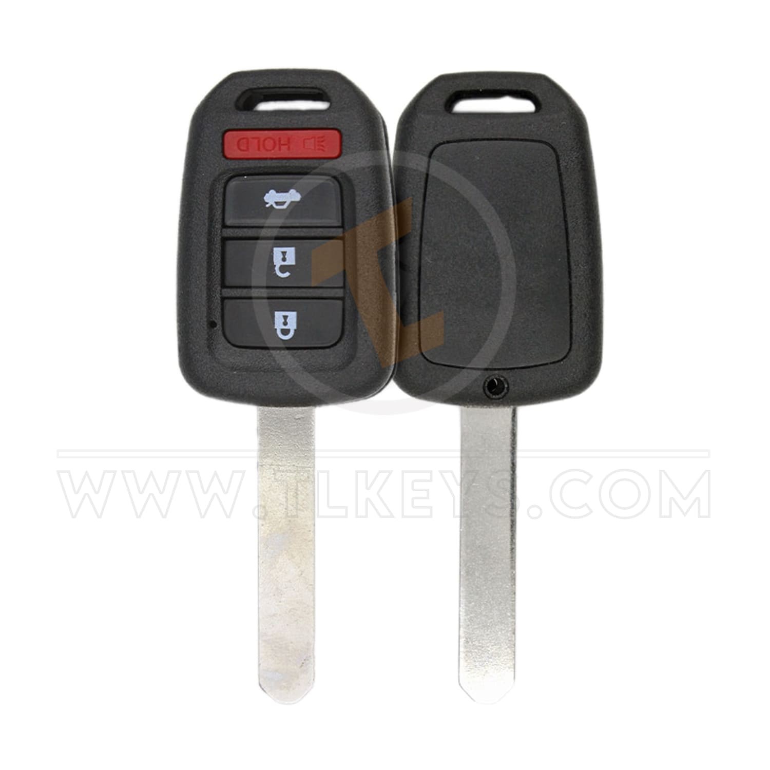 Honda Civic Accord Head Key Remote 2013 2015 313.8 MHz 4 Buttons Frequency 313.8 MHz