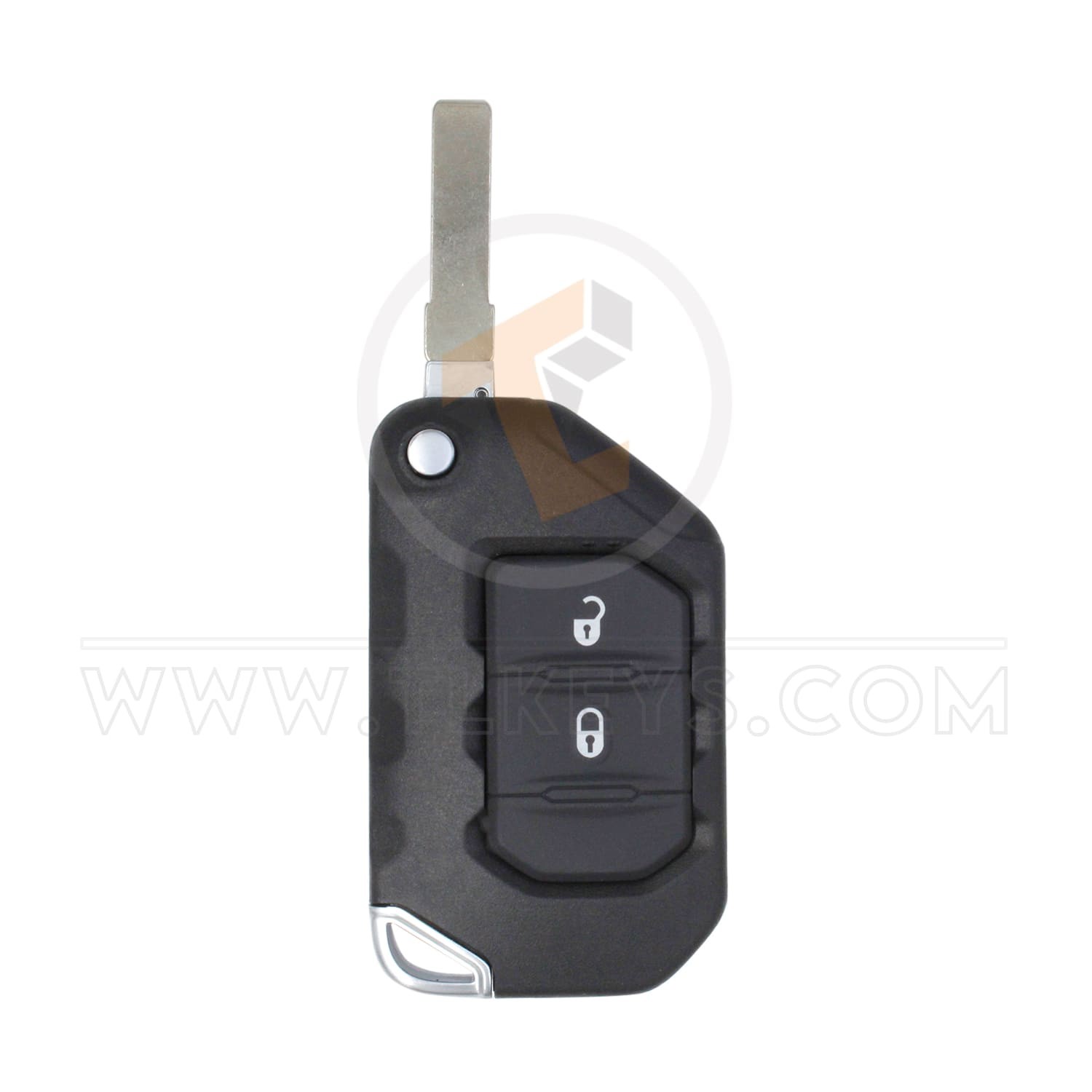 68574542AA Véritable clé à distance Jeep Flip Type de télécommande à distance