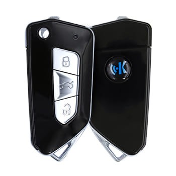 Keydiy KD B34-3 Universal Flip Key Remote 3 Buttons VW Type