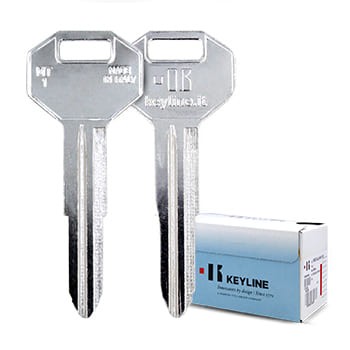 Keyline Mitsubishi Car Keys P/N: MT1 Compatible P/N: MIT8