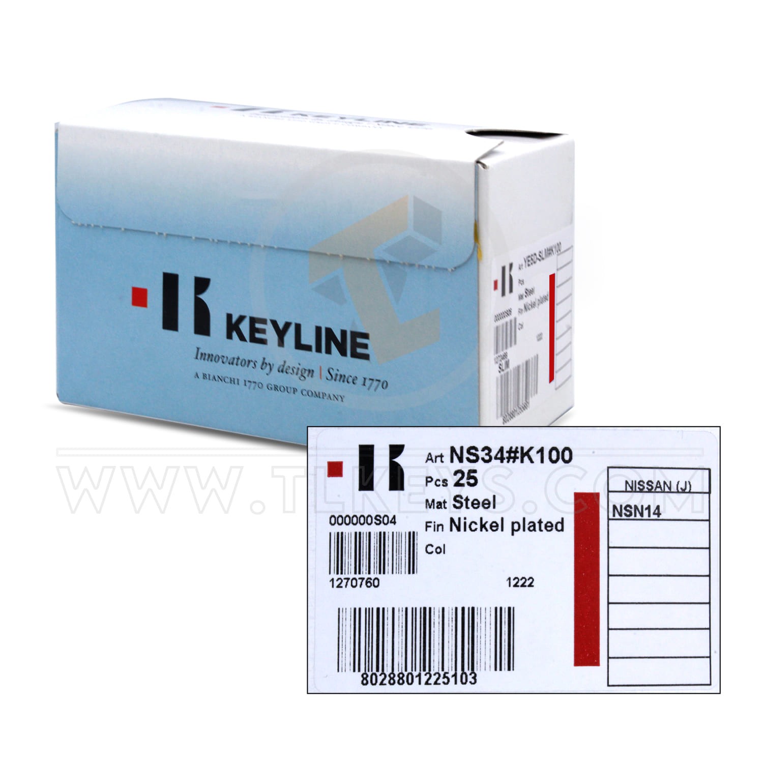 Keyline Nissan Keys P/N: NS34 Compatible # NSN14 Compatible Part Number NSN14
