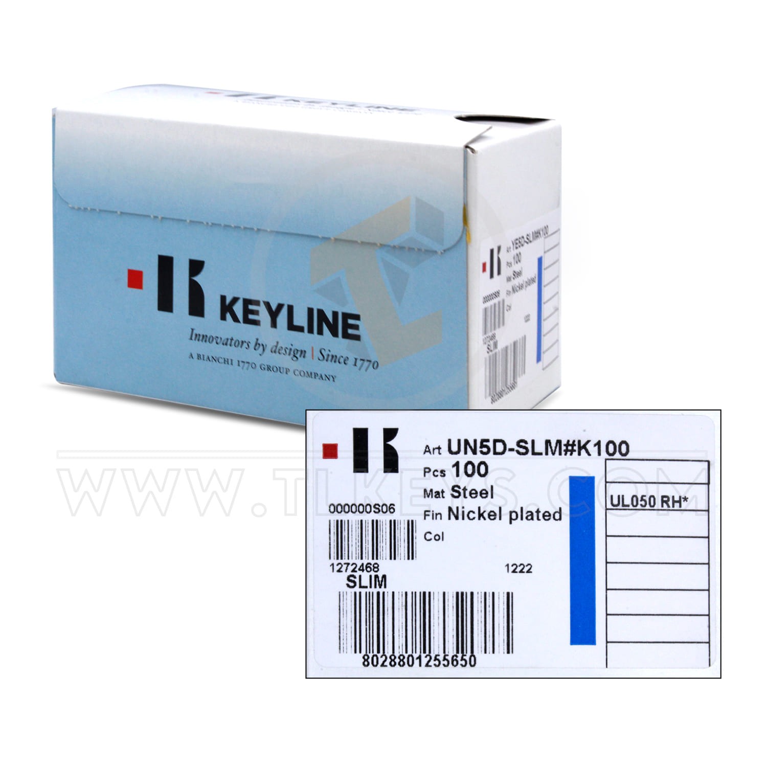Keyline Door Keys P/N: UN5D SLM Compatible P/N:050 Compatible Part Number 050