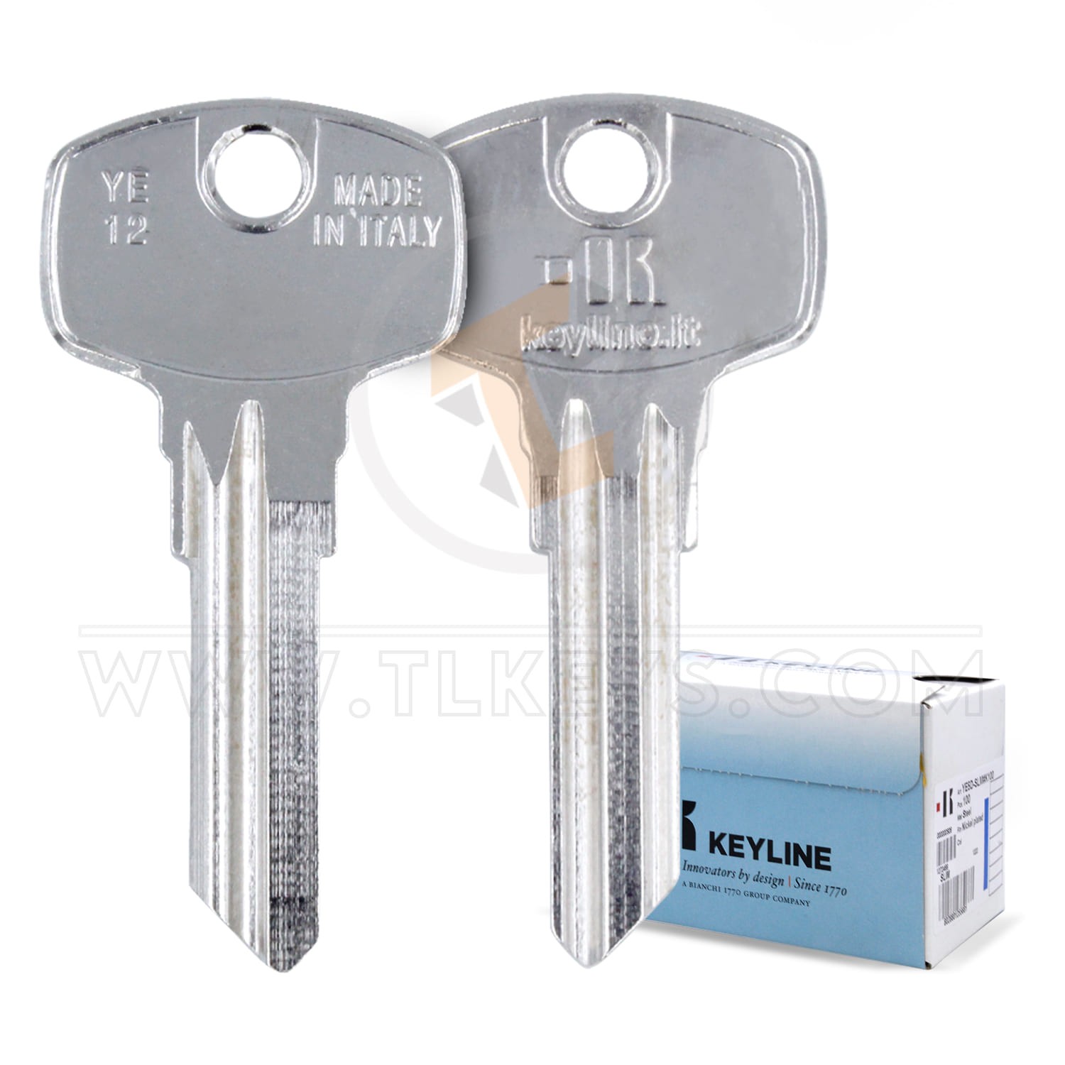 Keyline Premium Steel Keyline Door Keys YE12 - Durable