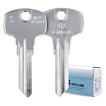 Clés de porte Keyline P/N : YE12 Compatible P/N : YE89