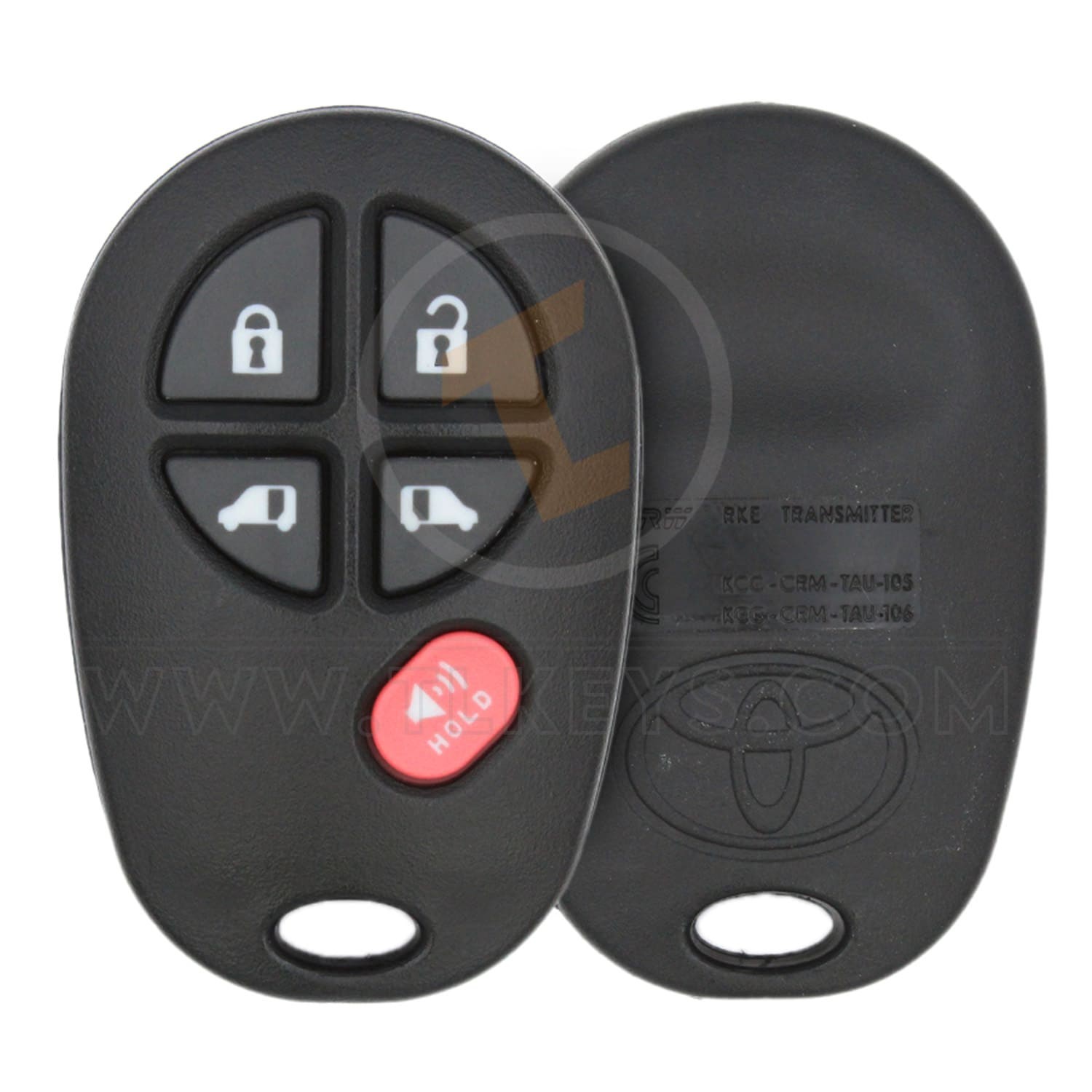 Genuine Toyota Sequoia Remote Key 433MHz 5 Buttons Remote Type Remote Key