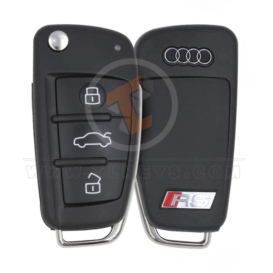 Refurbished Audi RS Proximity Flip Key Remote 434MHz 3 Buttons Frequency 434MHz