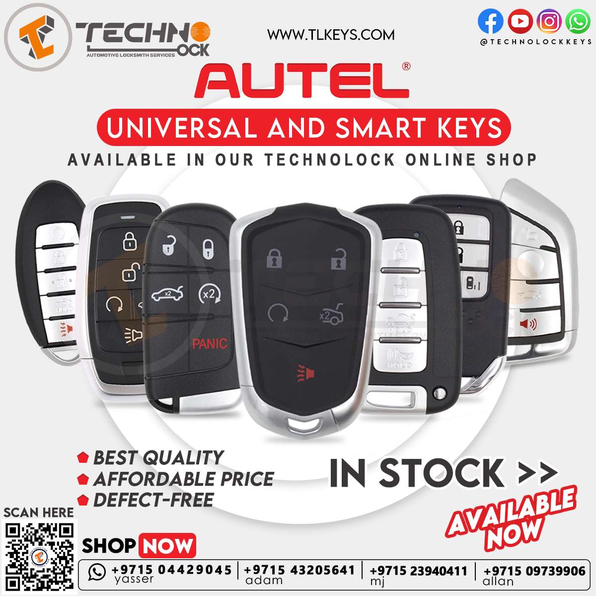 Autel Aftermarket Smart Key