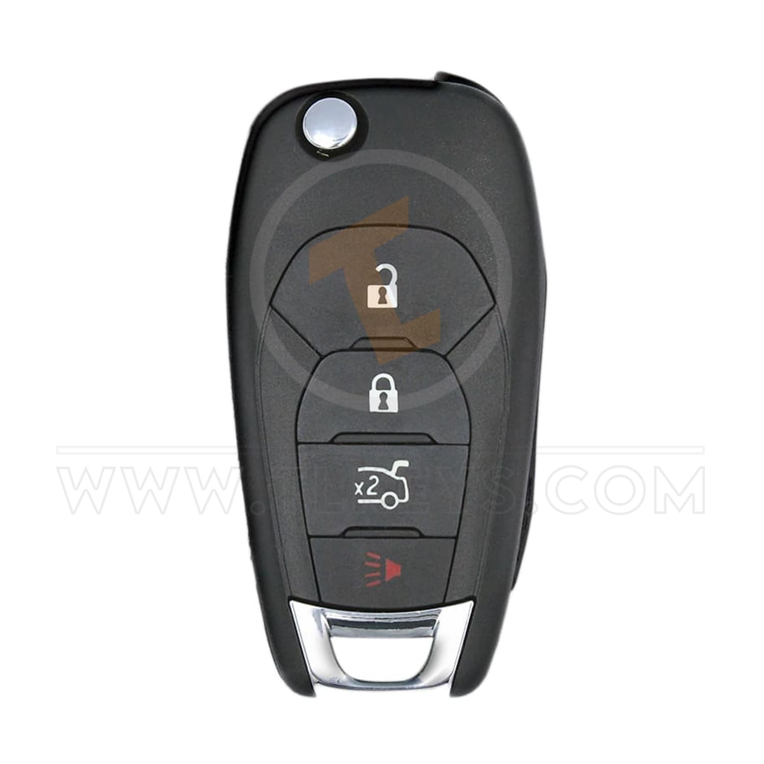 Chevrolet Cruze Flip Key Remote 2016 2018 315MHz 4 Buttons Panic Button Yes