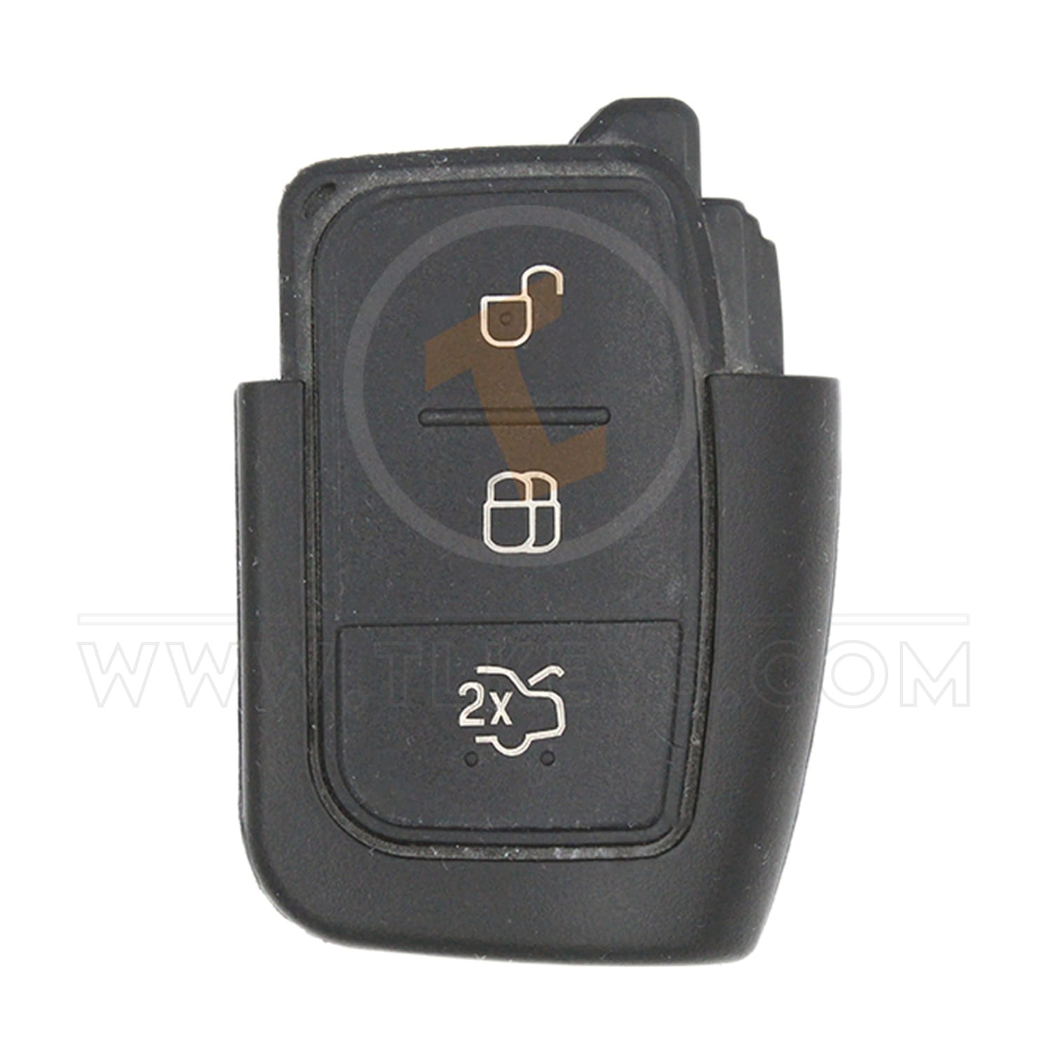 Head Key Remote Ford EcoSport Fiesta 2005 433MHz 3 Buttons Aftermarket Buttons 3