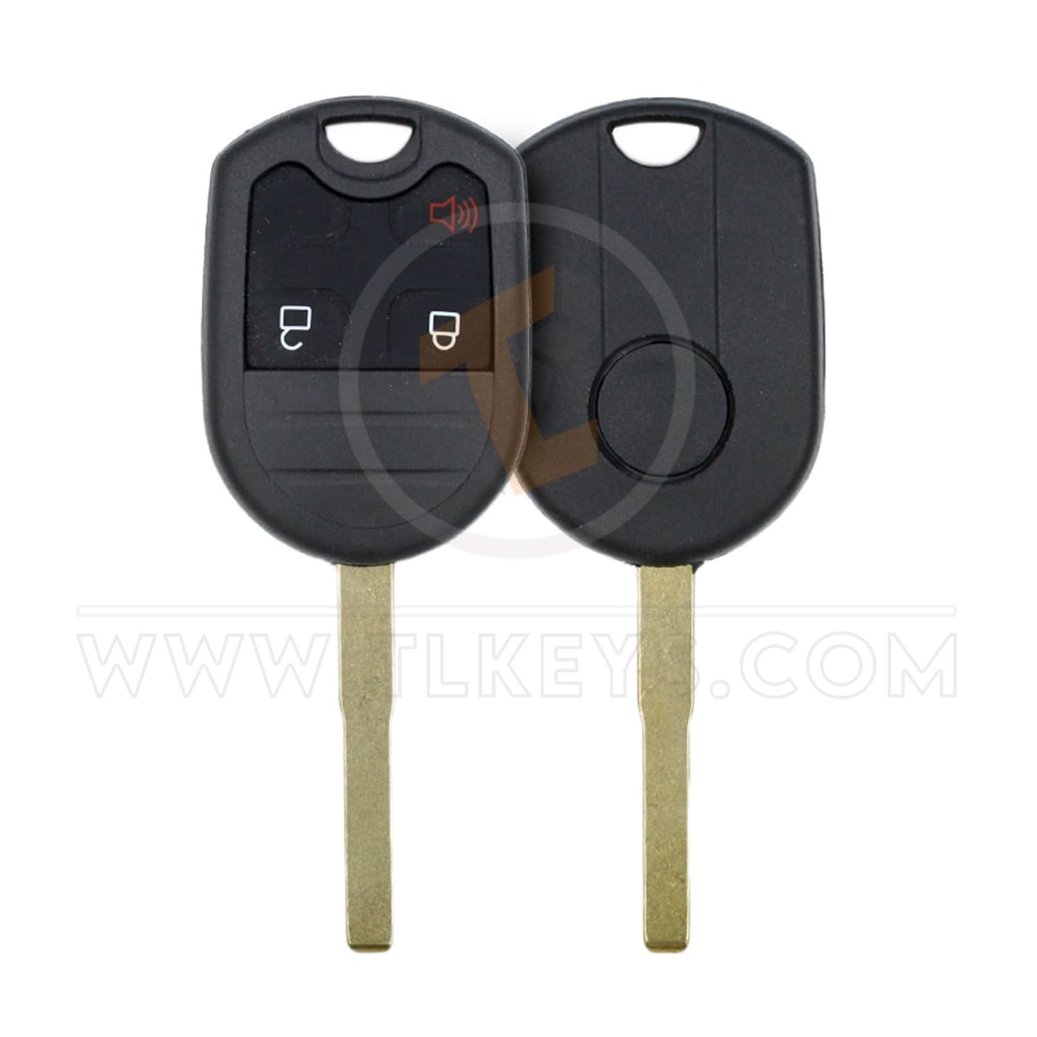  Head Key Remote Ford 315MHz 3 Buttons Aftermarket ID 4D ID 63 Frequency 315MHz