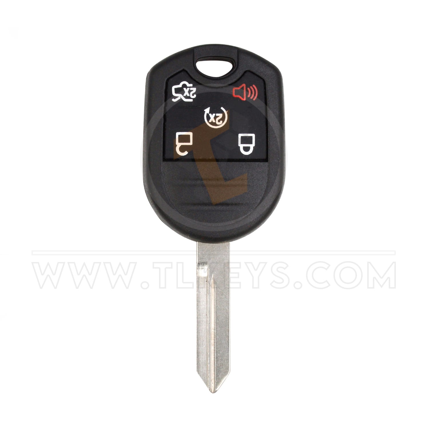 Ford Head Key Remote 5 Buttons 433MHz Aftermarket Buttons 5