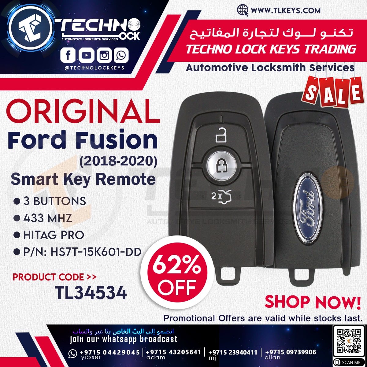  Super Sale For Original remote Ford Edge Galaxy Figo