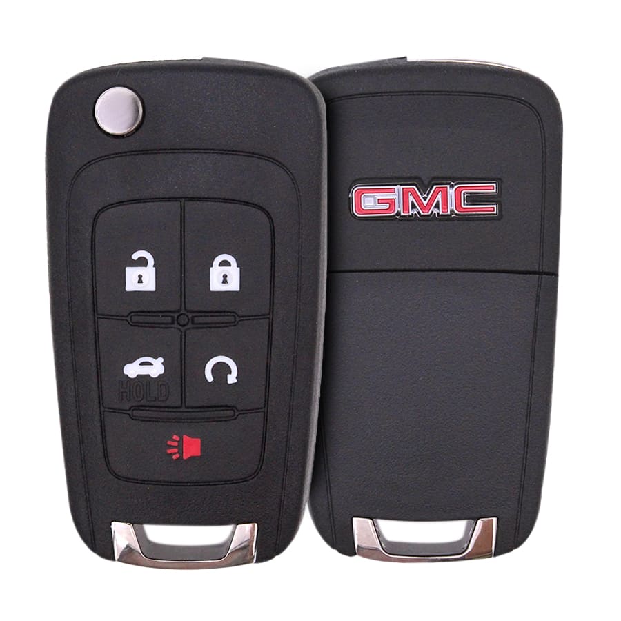 13504259 Genuine GMC Flip Key Remote Terrain Battery Type CR2025 - thumbnail