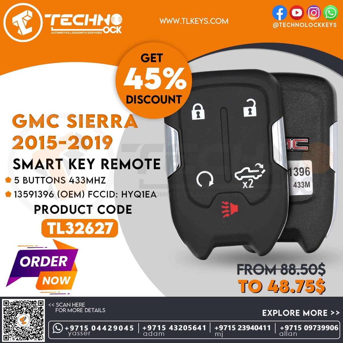 Smart Remote 5 Buttons 13591396