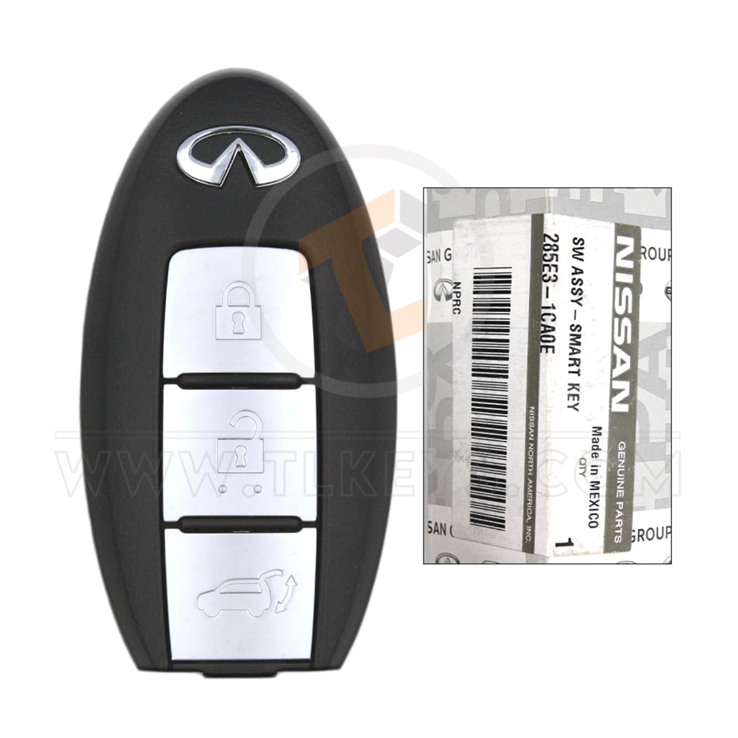 Genuine INFINITI QX70 FX Smart Proximity 2012 2018 P/N: 285E3-1CA0E Remote Type Smart Proximity