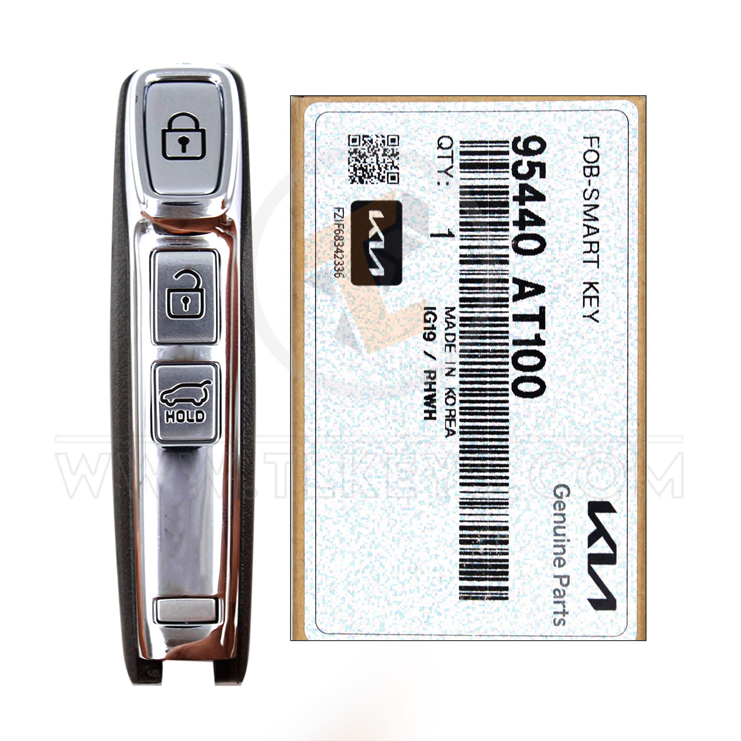 Genuine KIA 2023 Smart Key 95440-AT100 3B 433MHz Remote Type Smart Proximity